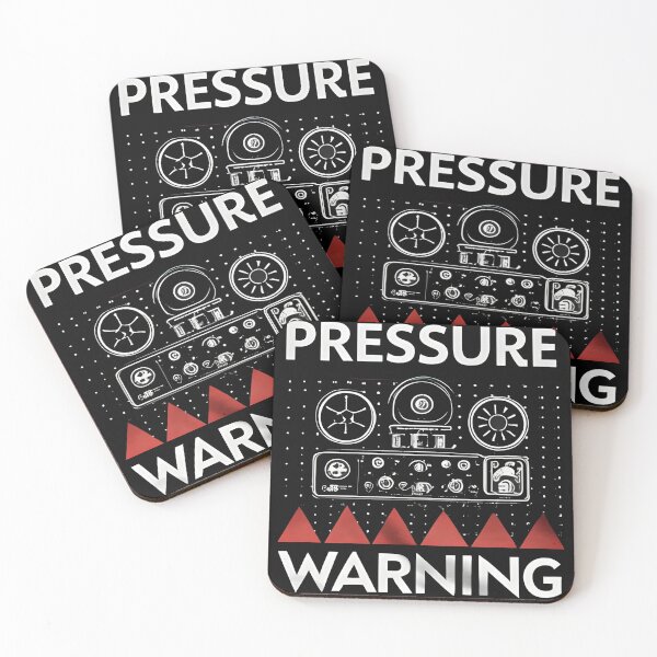 Item preview, Pressure Warning Sci Fi Horror Typography – Submarine Aesthetic designed and sold by Uglyandcute.