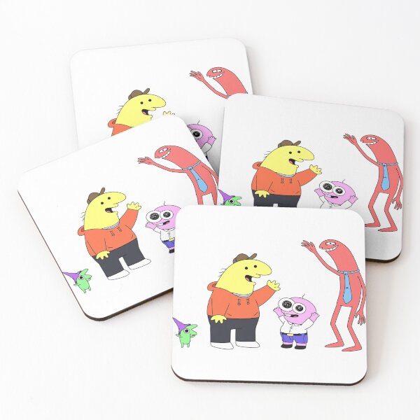 Item preview, Smiling Friends Main Cast Hello designed and sold by billyawoodwrd.