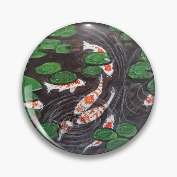 Item preview, Koi Pond and Water Garden  designed and sold by Matt Starr Fine Art .