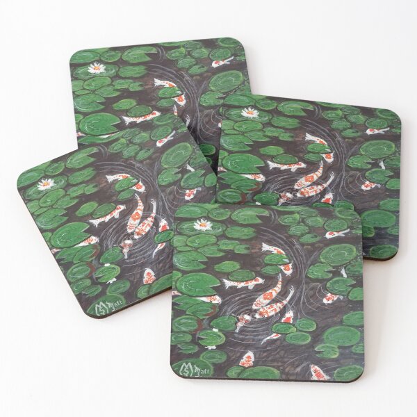 Item preview, Koi Pond and Water Garden  designed and sold by Matt Starr Fine Art .