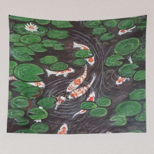 Item preview, Estanque Koi y jardín acuático designed and sold by Matt Starr Fine Art .