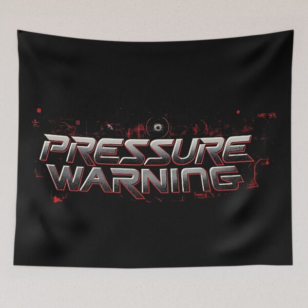 Item preview, Pressure Warning Sci Fi Horror Typography – Submarine Aesthetic designed and sold by Uglyandcute.