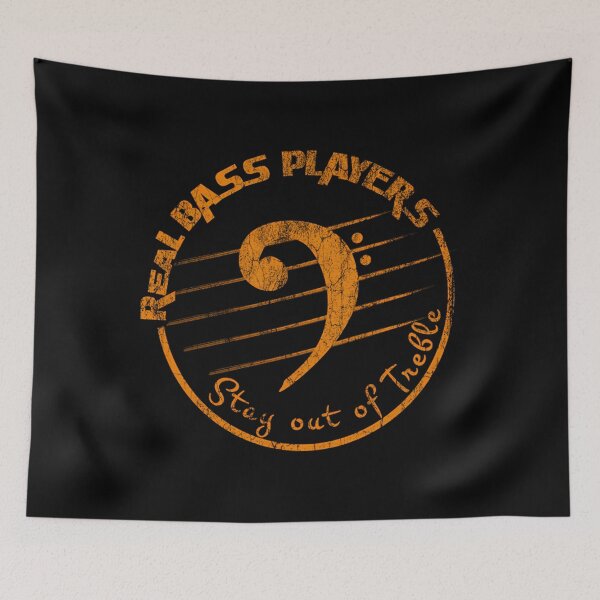 Item preview, Reals Basss Players Stays Out Of Trebles Basss Clef Ver designed and sold by Aaronbaeeeee.