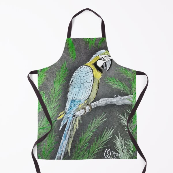 Item preview, Macaw Parrot Deep in the Jungle  designed and sold by Matt Starr Fine Art .