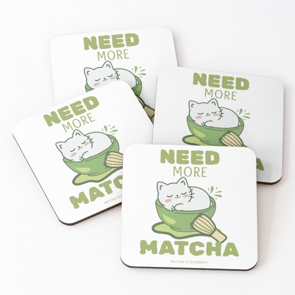 Item preview, Need More Matcha Please Kawaii Cat Matcha Lover designed and sold by thebest-2studio.