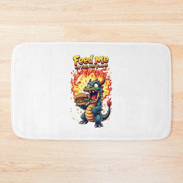 Item preview, Hungry Little Dragon Feed Me or Feel the Flame designed and sold by Dazzle-Sizzle.