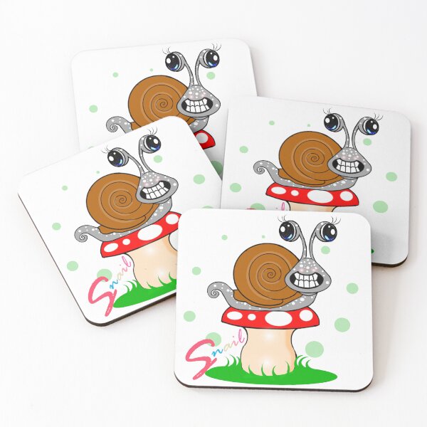 Item preview, Happy Snail With a Big Smile designed and sold by Shirley cute art .