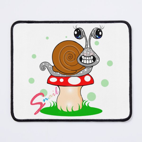 Item preview, Happy Snail With a Big Smile designed and sold by Shirley cute art .
