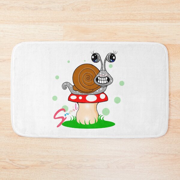 Item preview, Happy Snail With a Big Smile designed and sold by Shirley cute art .