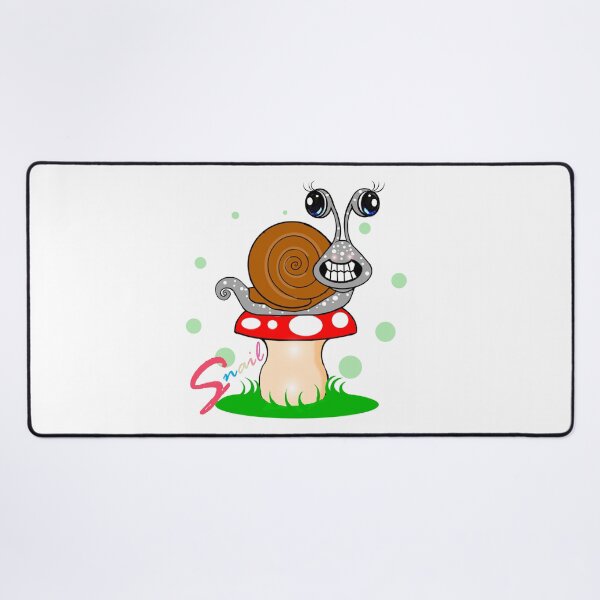 Item preview, Happy Snail With a Big Smile designed and sold by Shirley cute art .
