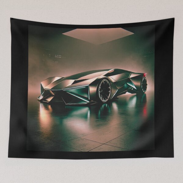 Item preview, retro concept car designed and sold by TEEJAMBOREE.