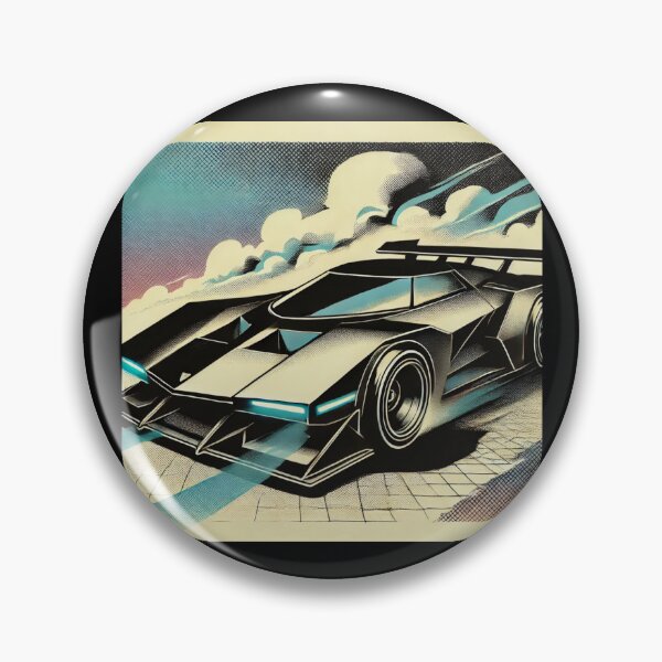 Item preview, retro concept car designed and sold by TEEJAMBOREE.