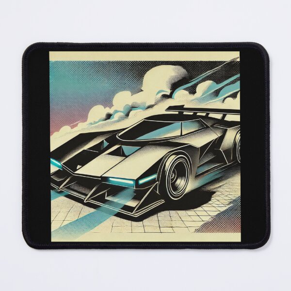 Item preview, retro concept car designed and sold by TEEJAMBOREE.