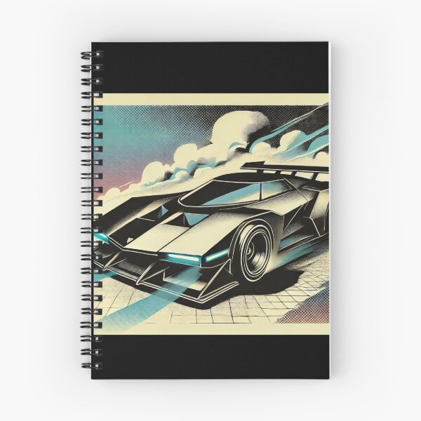 Item preview, retro concept car designed and sold by TEEJAMBOREE.