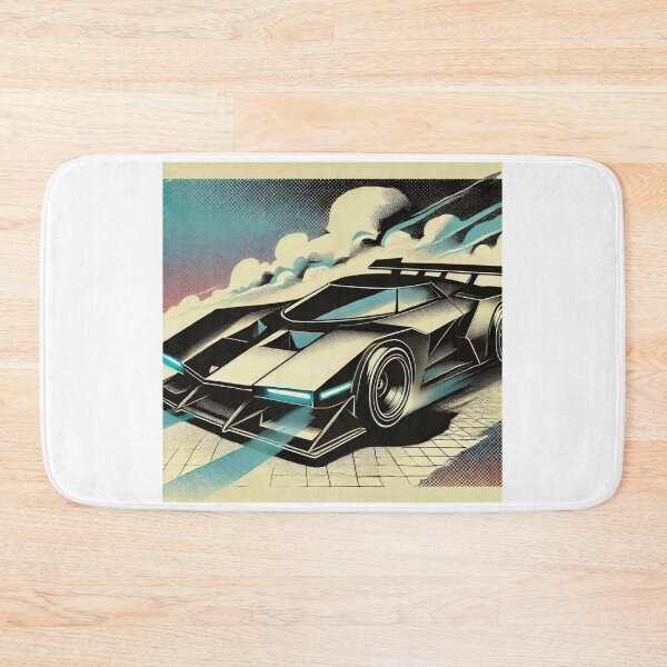 Item preview, retro concept car designed and sold by TEEJAMBOREE.