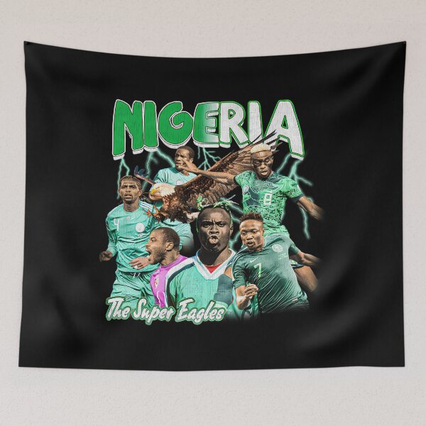 Item preview, Nigeria Super Eagles Football Bootleg designed and sold by plus9one.