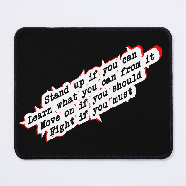 Item preview, stand up, learn, move on, or fight, black designed and sold by mntimg.