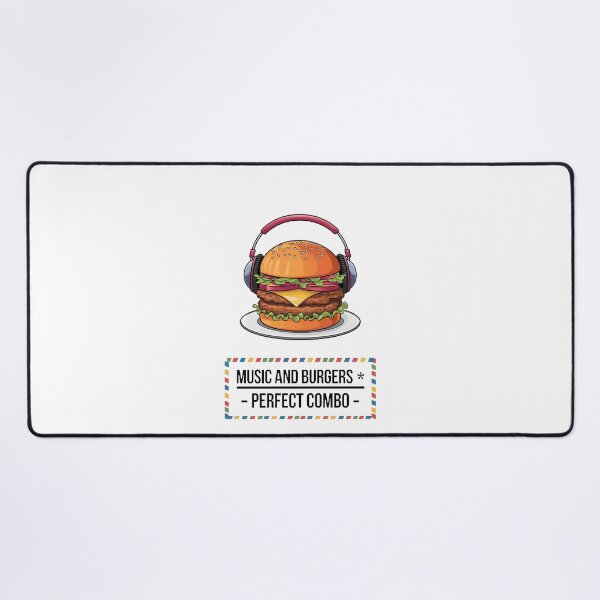 Item preview, Music and Burgers - Perfect Combo designed and sold by Dazzle-Sizzle.