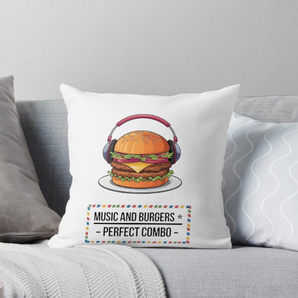 Item preview, Music and Burgers - Perfect Combo designed and sold by Dazzle-Sizzle.