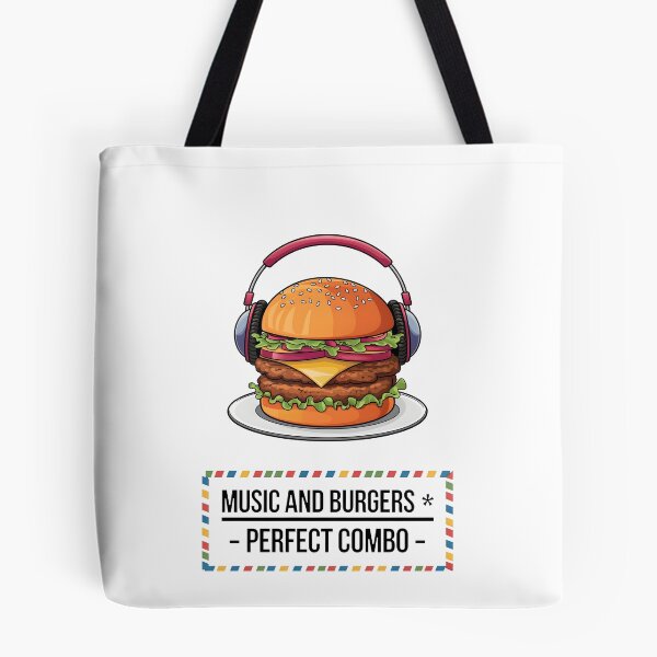 Item preview, Music and Burgers - Perfect Combo designed and sold by Dazzle-Sizzle.