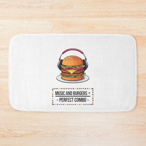 Item preview, Music and Burgers - Perfect Combo designed and sold by Dazzle-Sizzle.