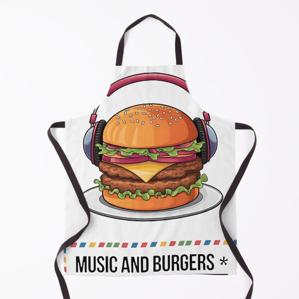 Item preview, Music and Burgers - Perfect Combo designed and sold by Dazzle-Sizzle.