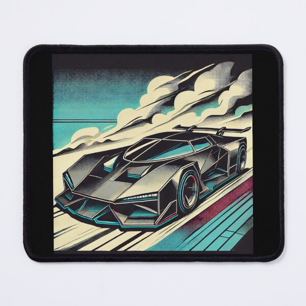Item preview, retro concept car designed and sold by TEEJAMBOREE.