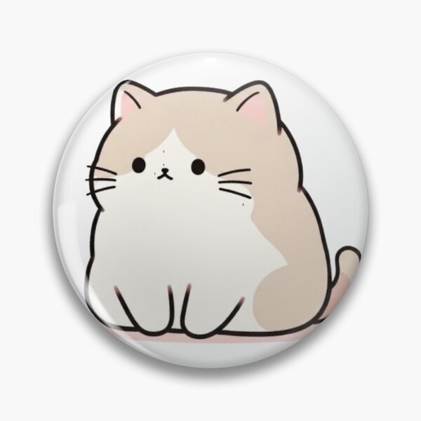 Item preview, Lindo gato regordete – Ilustración de gato pastel kawaii designed and sold by soletstudio.