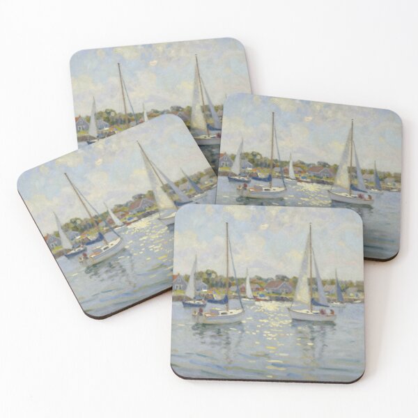 Item preview, Sailboats Nautical Art Impressionism designed and sold by SeaStarAlex.