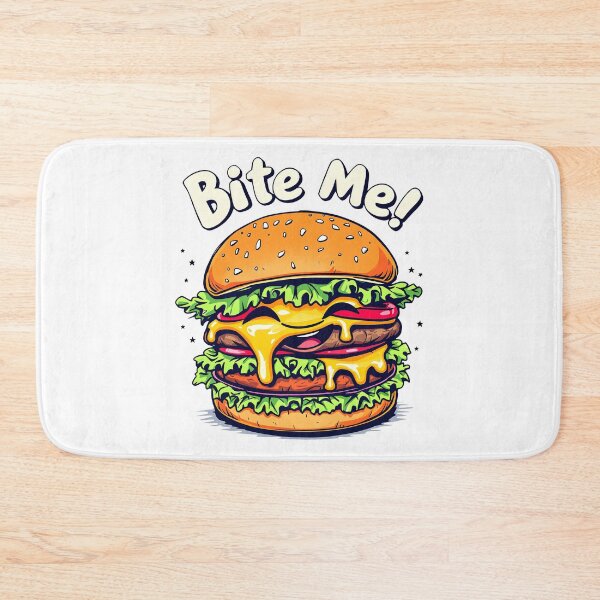 Item preview, Bite Me - Happy Burger Vibes designed and sold by Dazzle-Sizzle.