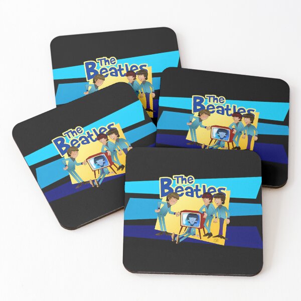 Item preview, The Beatles Cartoons Fan Art M Sica Rock Grupo designed and sold by mellinnshirts.