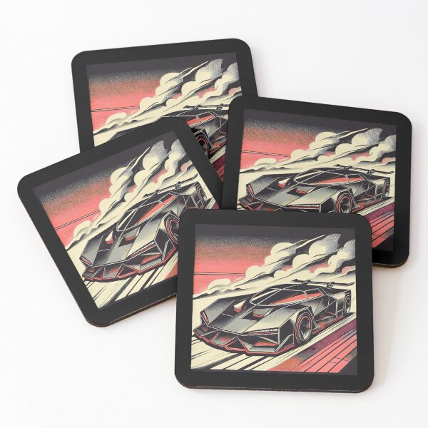 Item preview, retro concept car designed and sold by TEEJAMBOREE.