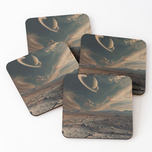 Item preview, Desert Stone Barren Landscape Cosmic Art designed and sold by QuantumDrift.
