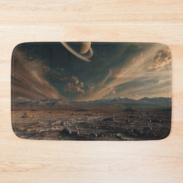 Item preview, Desert Stone Barren Landscape Cosmic Art designed and sold by QuantumDrift.