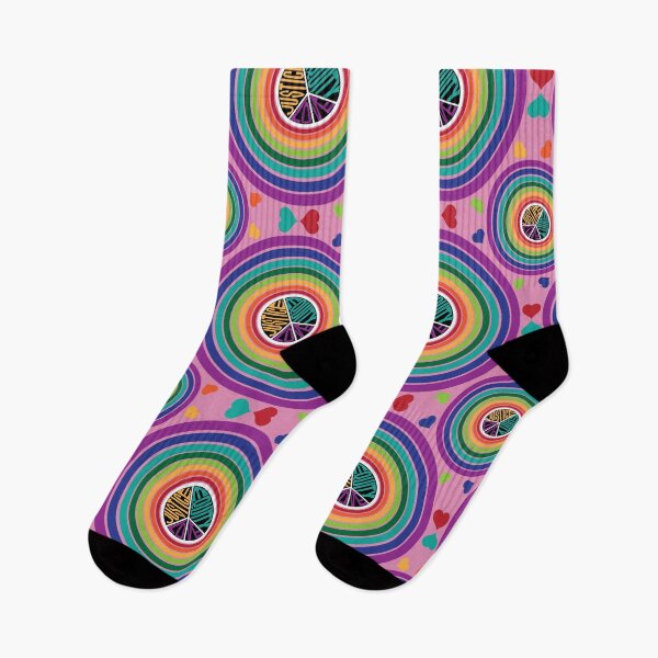 Item preview, Rainbow Peace Love Justice Equity on Pink designed and sold by Digitalmyth's Designs.