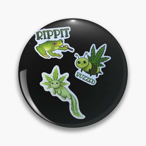 Item preview, frog rippit_ buzzed designed and sold by gitaviroza.