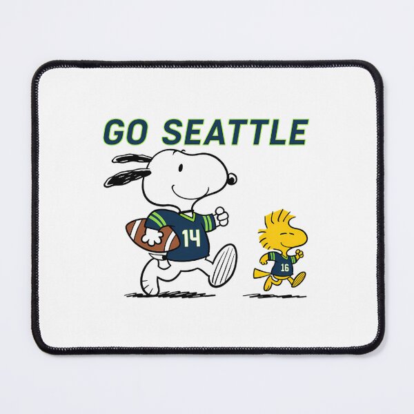 Artikelvorschau, Snoopy Seattle Seahawks Football Go Seattle entworfen und verkauft von plus9one.