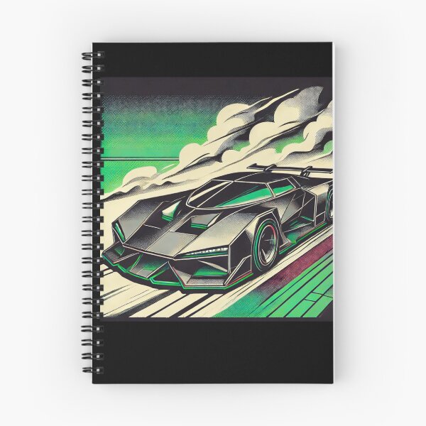 Item preview, retro concept car designed and sold by TEEJAMBOREE.