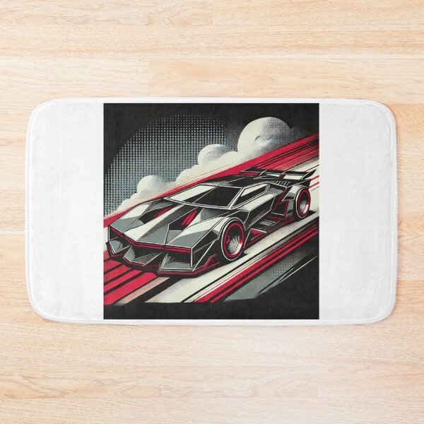 Item preview, retro concept car designed and sold by TEEJAMBOREE.