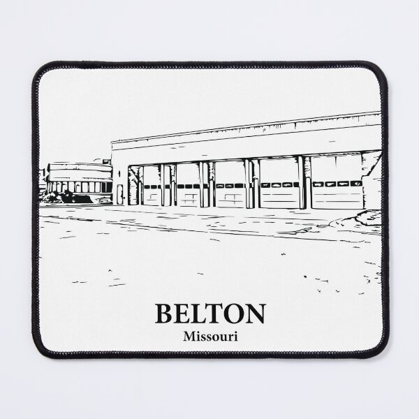 Item preview, Belton MO - Ink Cityscape Illustration designed and sold by Lakeric.