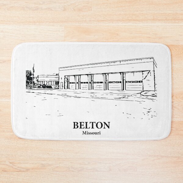 Item preview, Belton MO - Ink Cityscape Illustration designed and sold by Lakeric Cityscapes.