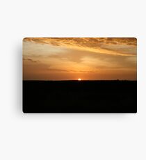 Golden Sunset Canvas Print