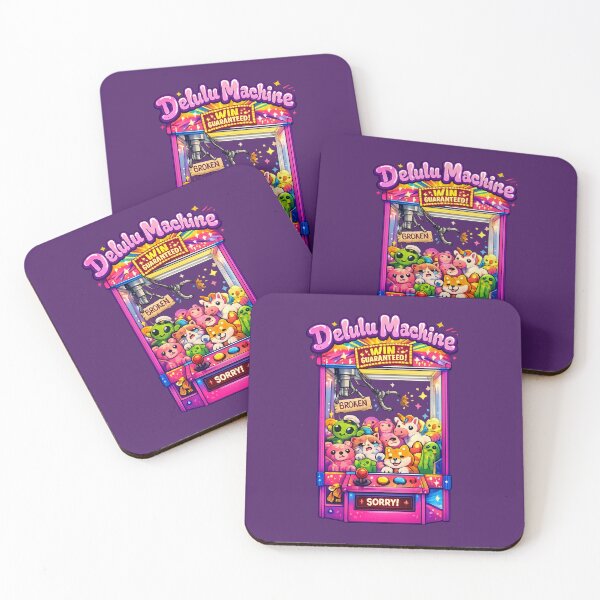 Item preview, Delulu Machine – Win Guaranteed (broken) Claw Machine Art designed and sold by StrayaDesign.