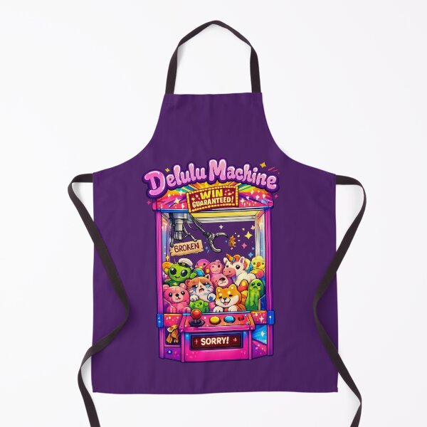 Item preview, Delulu Machine – Win Guaranteed (broken) Claw Machine Art designed and sold by StrayaDesign.