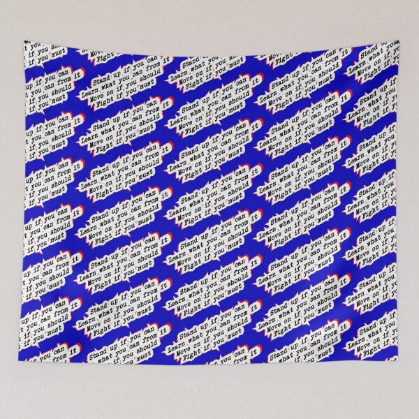 Item preview, stand up, learn, move on, or fight, blue designed and sold by mntimg.