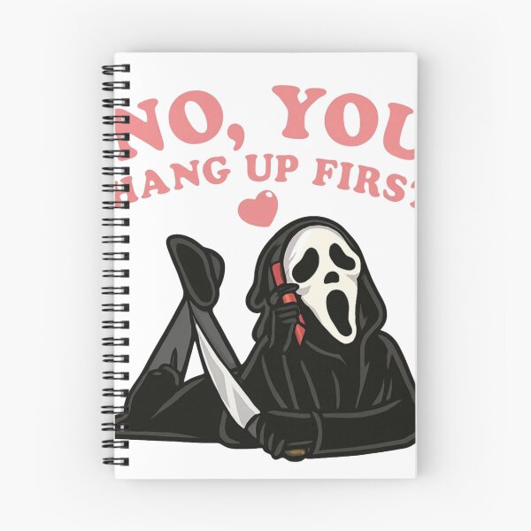 Item preview, No, You Hang Up First Ghostface | Cute Horror Phone Call designed and sold by TroikaLabs.