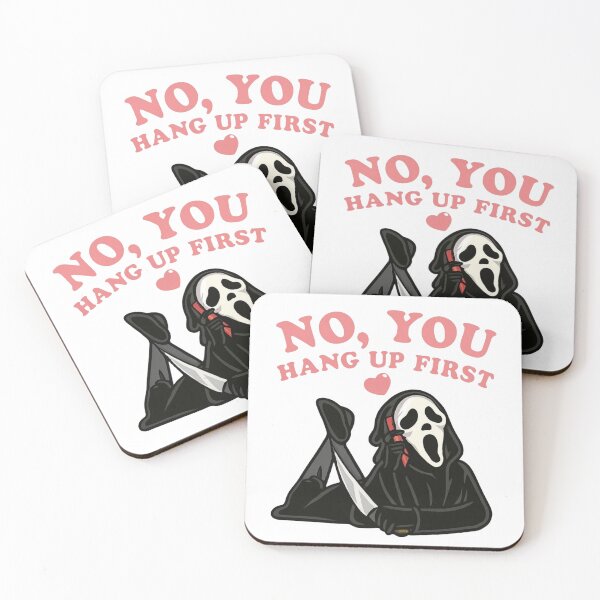 Item preview, No, You Hang Up First Ghostface | Cute Horror Phone Call designed and sold by TroikaLabs.