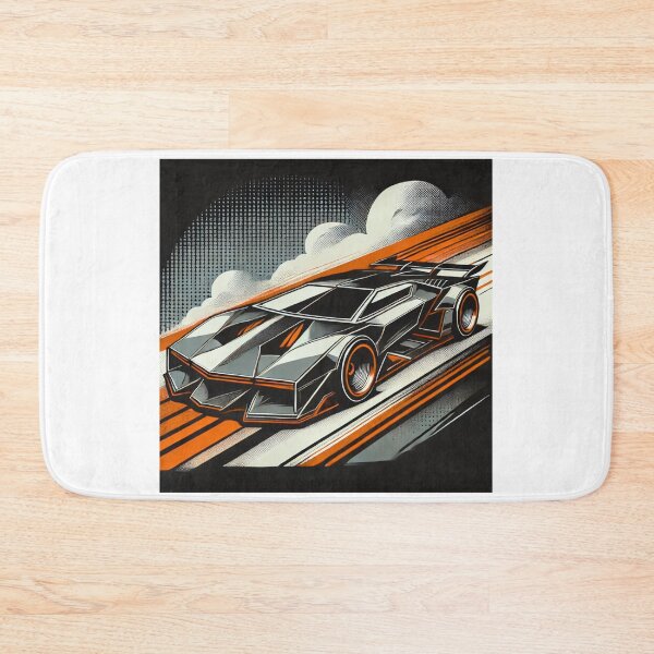 Item preview, retro concept car designed and sold by TEEJAMBOREE.