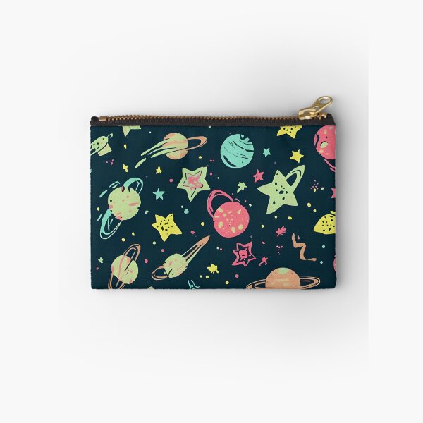 Item preview, Whimsical Galaxy: Hand-Drawn Retro Space Pattern designed and sold by VibranPalette.