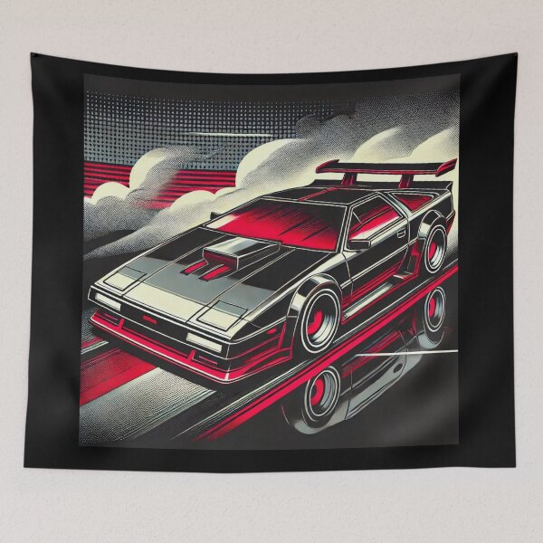 Item preview, retro concept car designed and sold by TEEJAMBOREE.